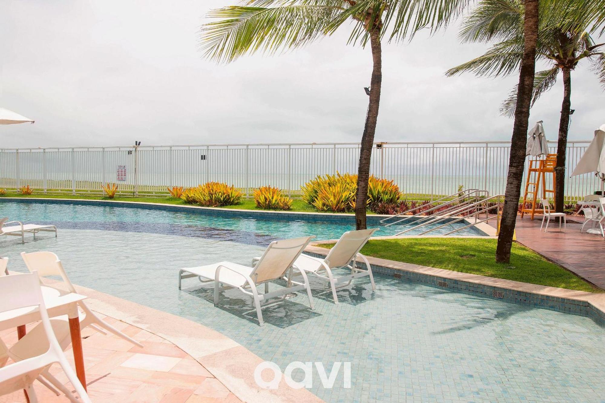 Qavi - Flat Resort Beira Mar Cotovelo #Inmare322 بارناميريم المظهر الخارجي الصورة